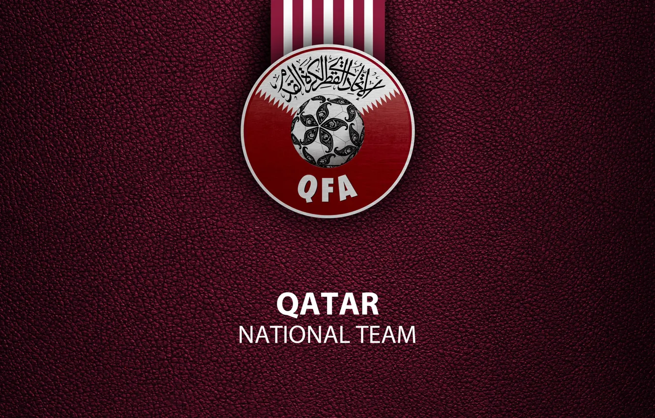 Photo wallpaper wallpaper, sport, logo, football, Qatar, National team