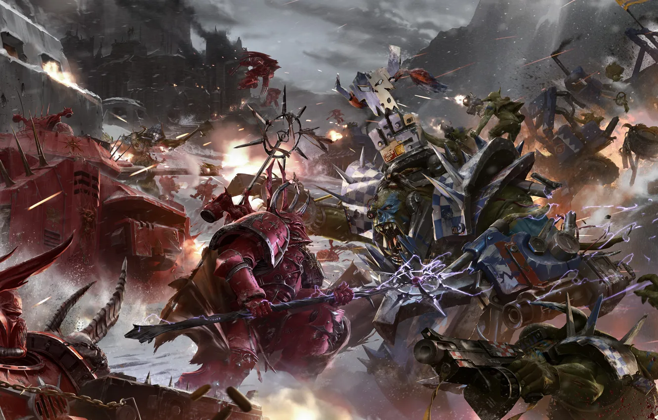 Photo wallpaper 000, Warhammer 40k, Warhammer 40, Battle, Eternal Crusade