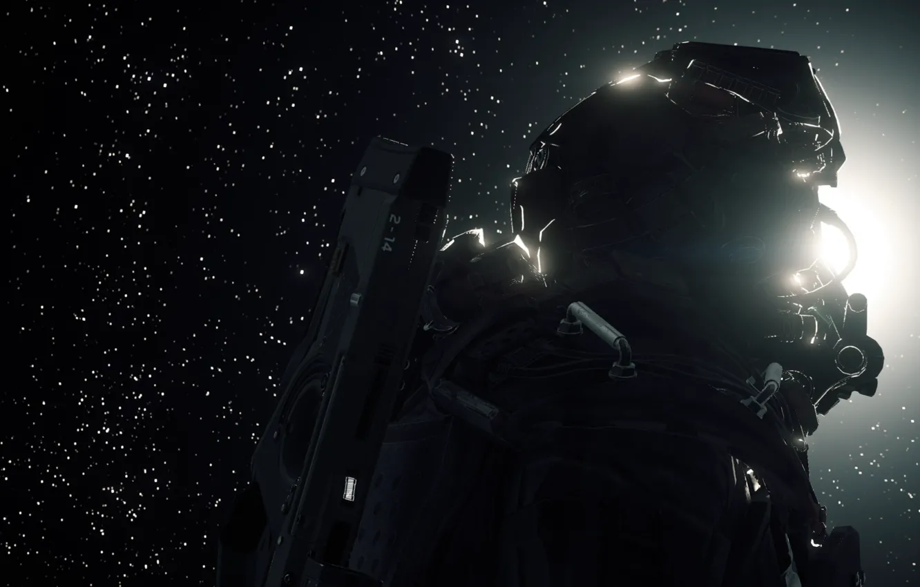 Photo wallpaper helmet, Star Citizen, Spaceman