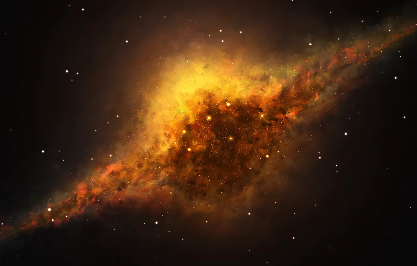 Photo wallpaper stars, nebula, the universe