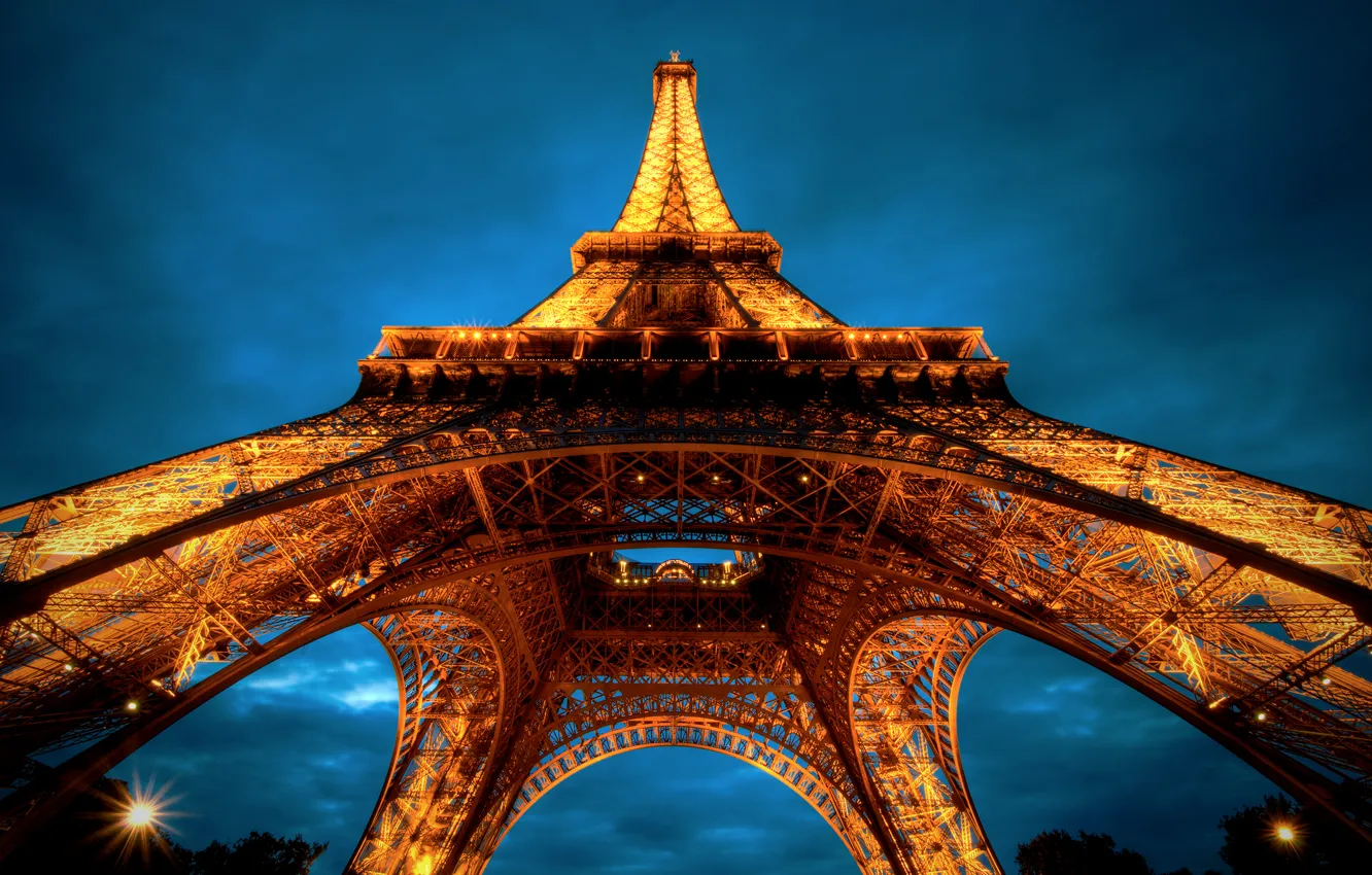 Photo wallpaper France, Paris, Eiffel tower, architecture