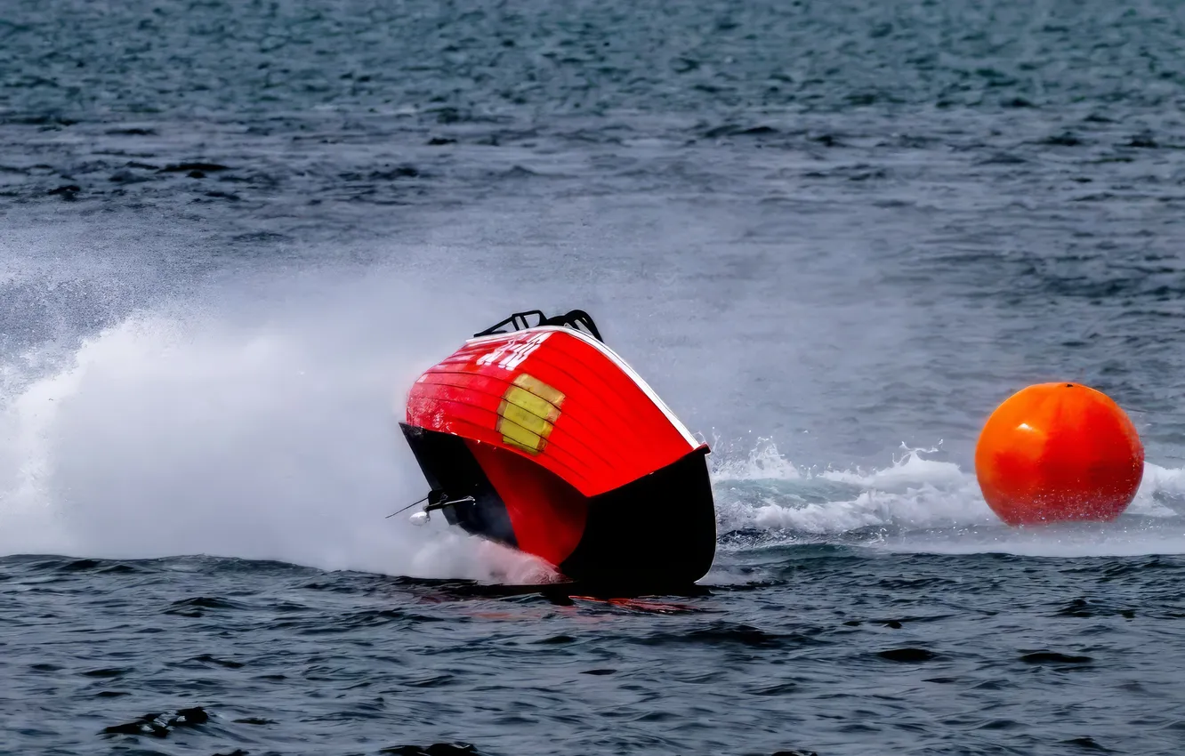 Photo wallpaper race, boat, speed