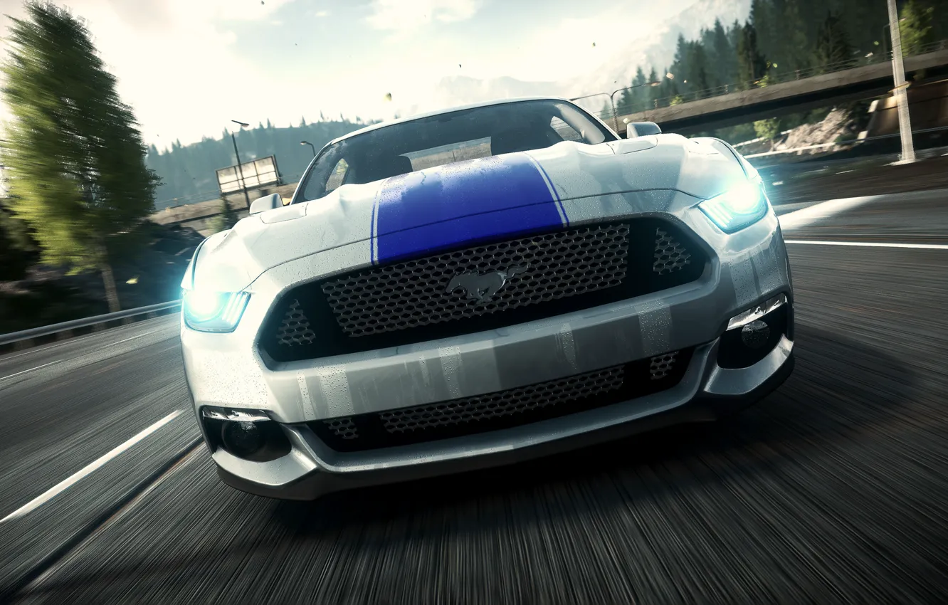 Photo wallpaper Mustang, Ford, Need for Speed, nfs, 2013, Rivals, 2015, NFSR
