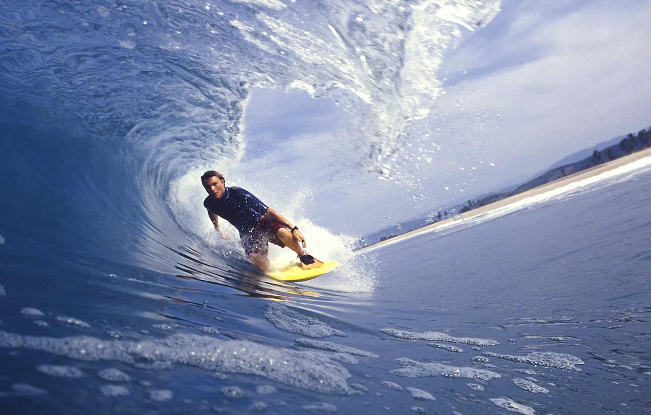 Photo wallpaper water, surfing, cool