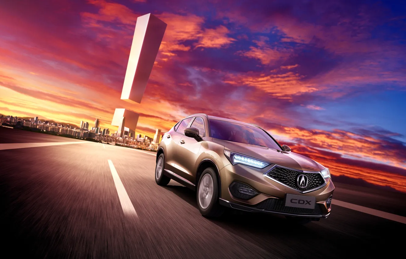 Photo wallpaper Honda, Honda, crossover, Acura, Acura, CDX