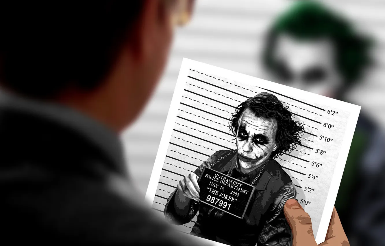Photo wallpaper photo, Joker, male