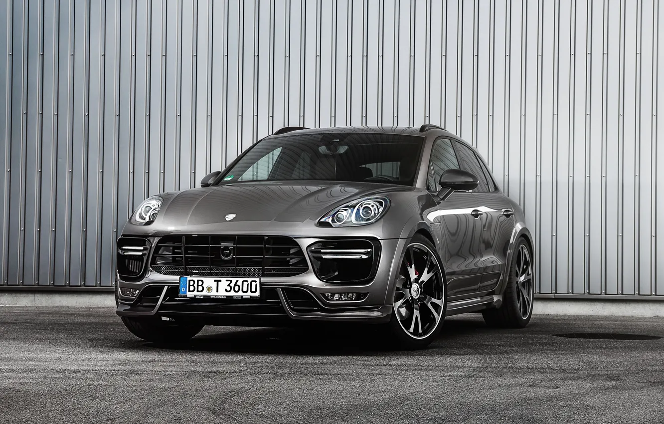 Photo wallpaper Porsche, Porsche, TechArt, Macan, makan