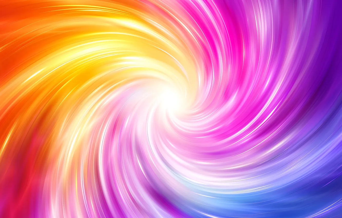 Photo wallpaper purple, line, blue, yellow, abstraction, lights, movement, glow