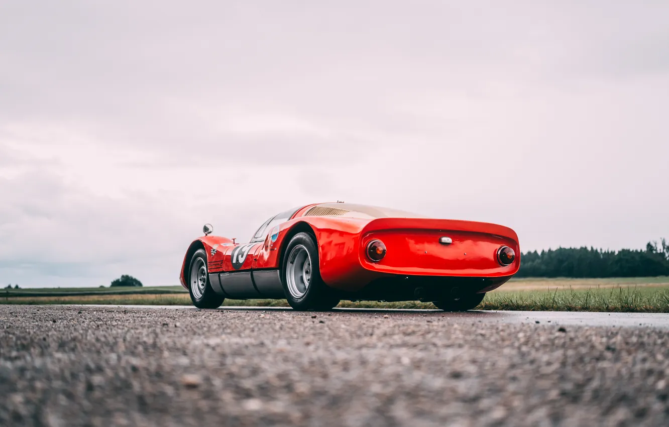 Photo wallpaper Porsche, sports car, 1966, the only instance, single copy, Race 6, Porsche 906, Porsche 906 …