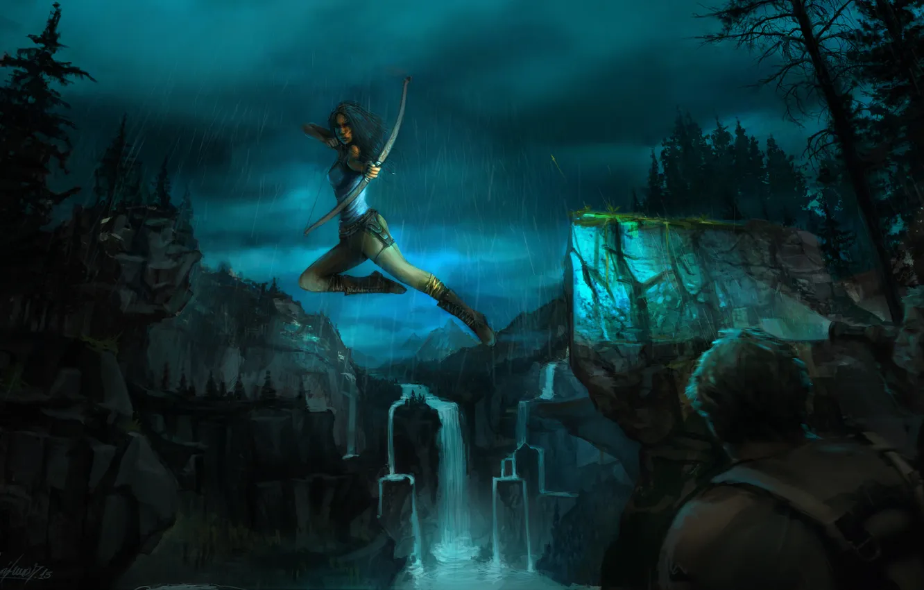 Photo wallpaper girl, Lara Croft, contest, TombRaider