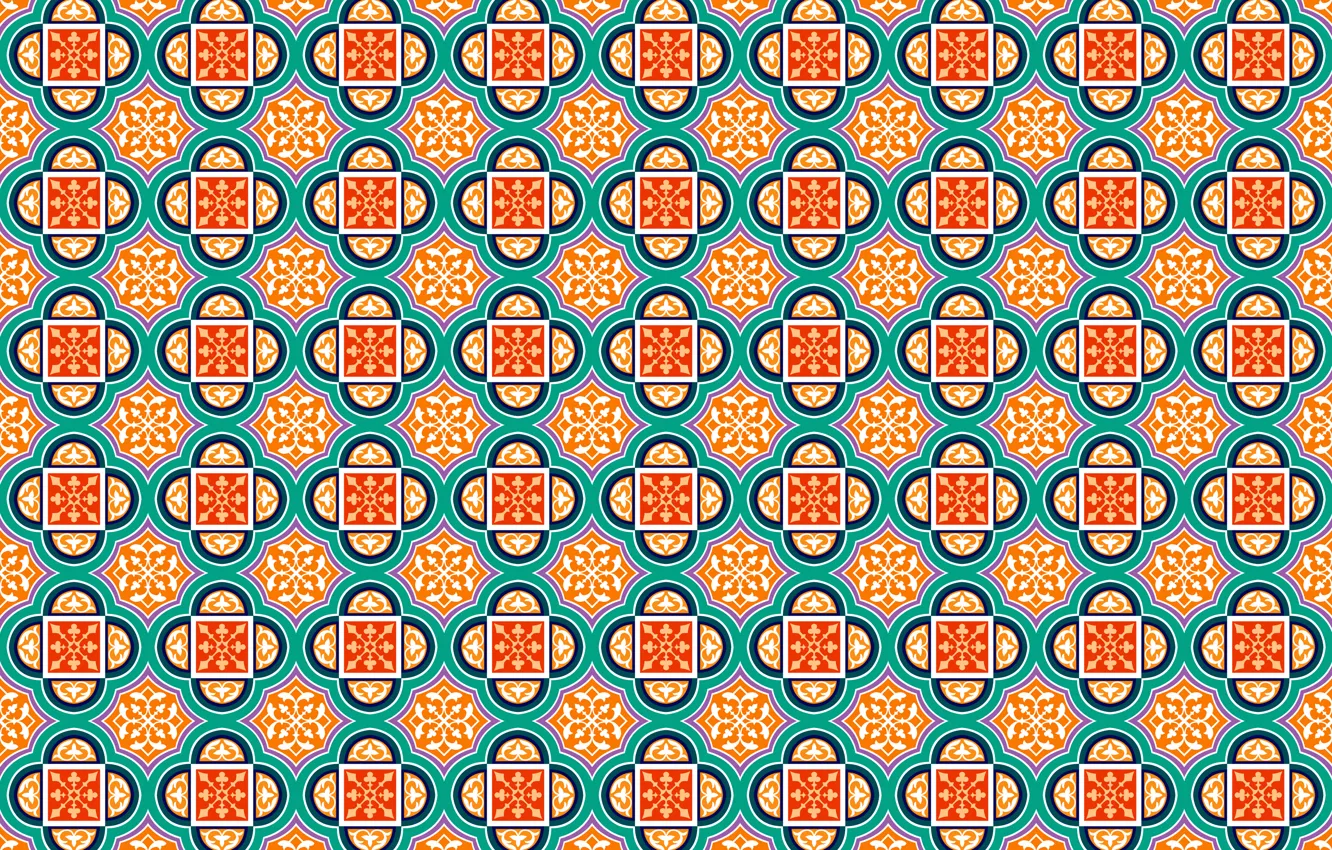 Photo wallpaper pattern, ornament, diamonds