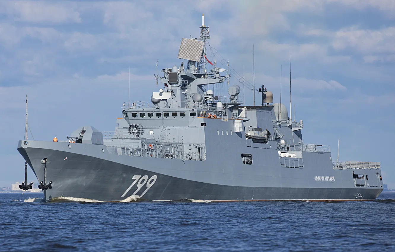 Photo wallpaper ship, frigate, guard, Admiral Makarov