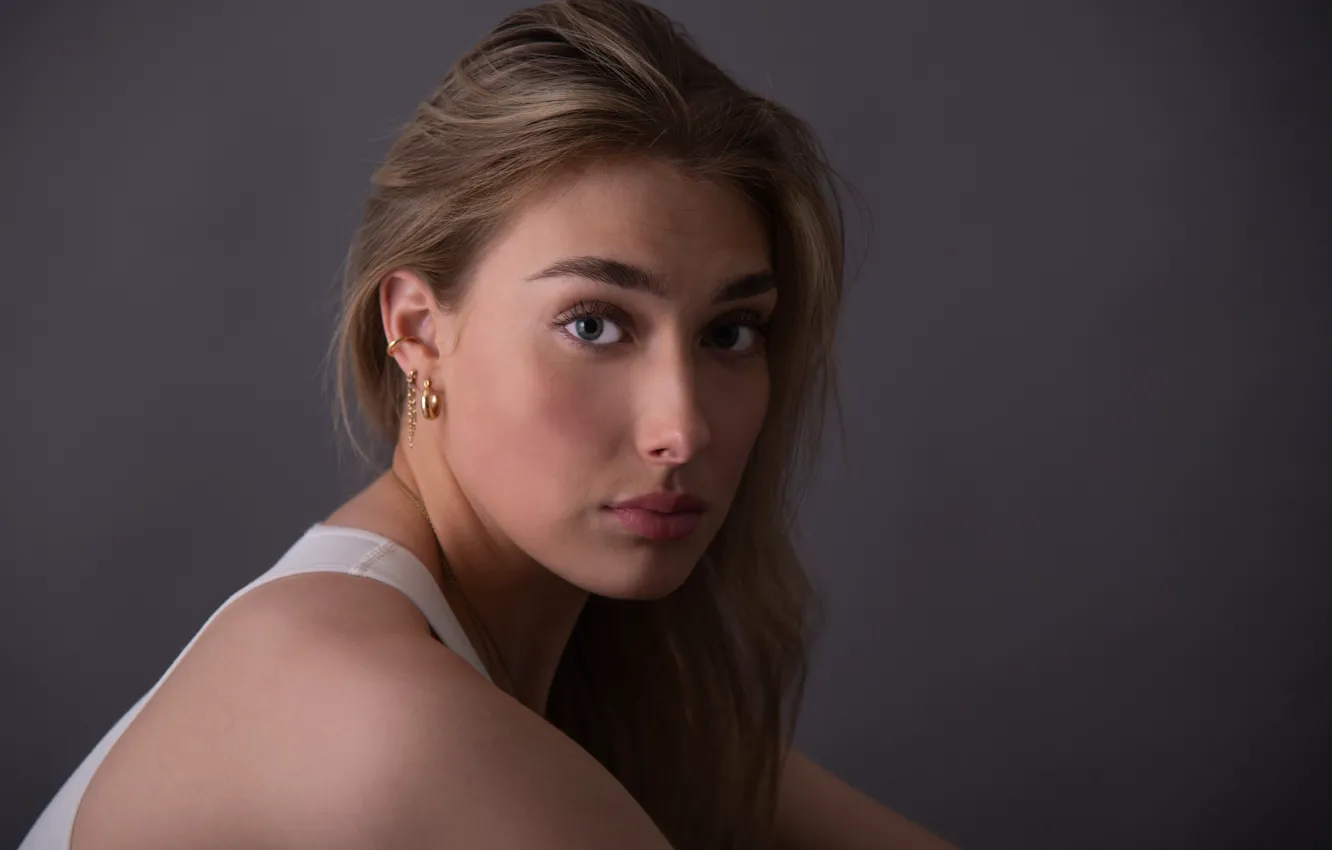 Photo wallpaper girl, portrait, Gabrielle Harvey