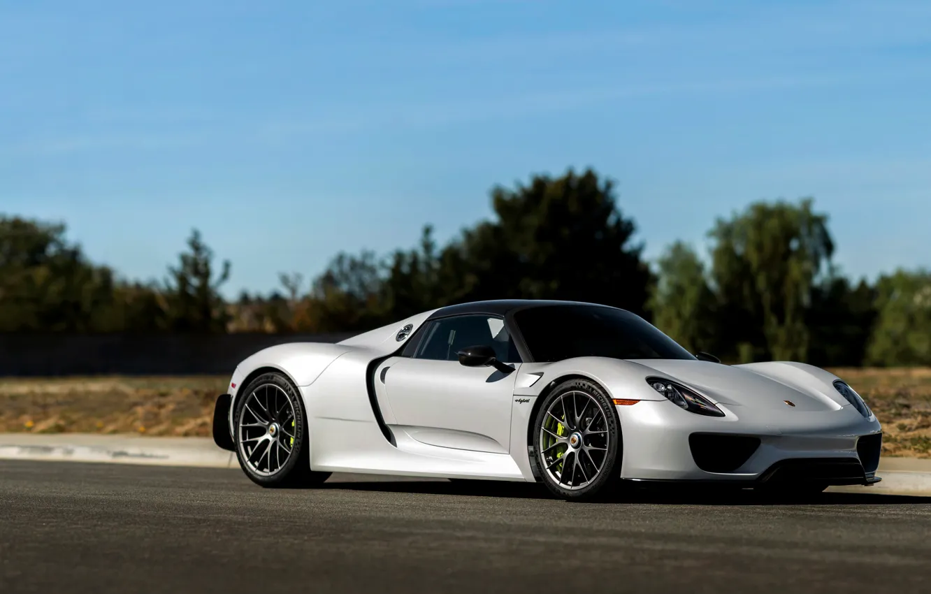 Photo wallpaper Porsche, supercar, Porsche, Spyder, 918