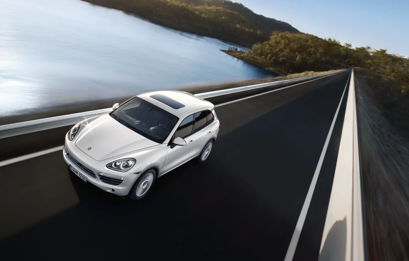 Photo wallpaper machine, Porsche, SUV, Porsche Cayenne, car, Porsche, crossover, Porsche Cayenne