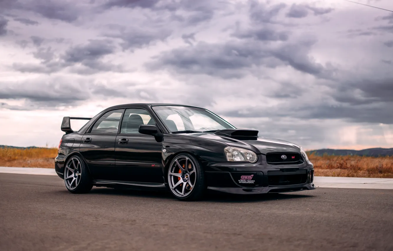 Photo wallpaper Subaru, Impreza, WRX, road, STI, subaru impreza, wrx sti