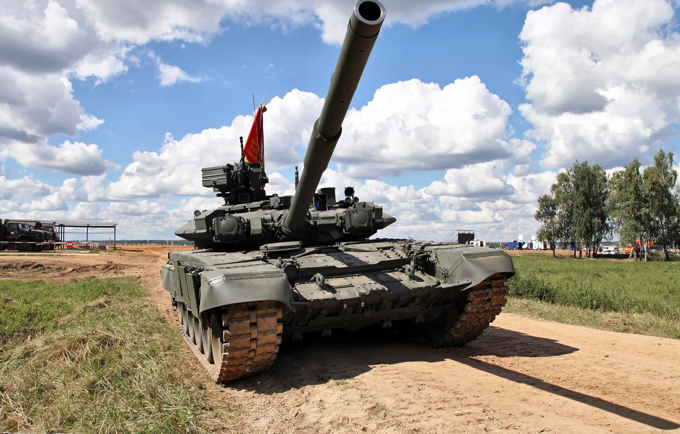 Photo wallpaper tank, Russia, the show, T-90 AND