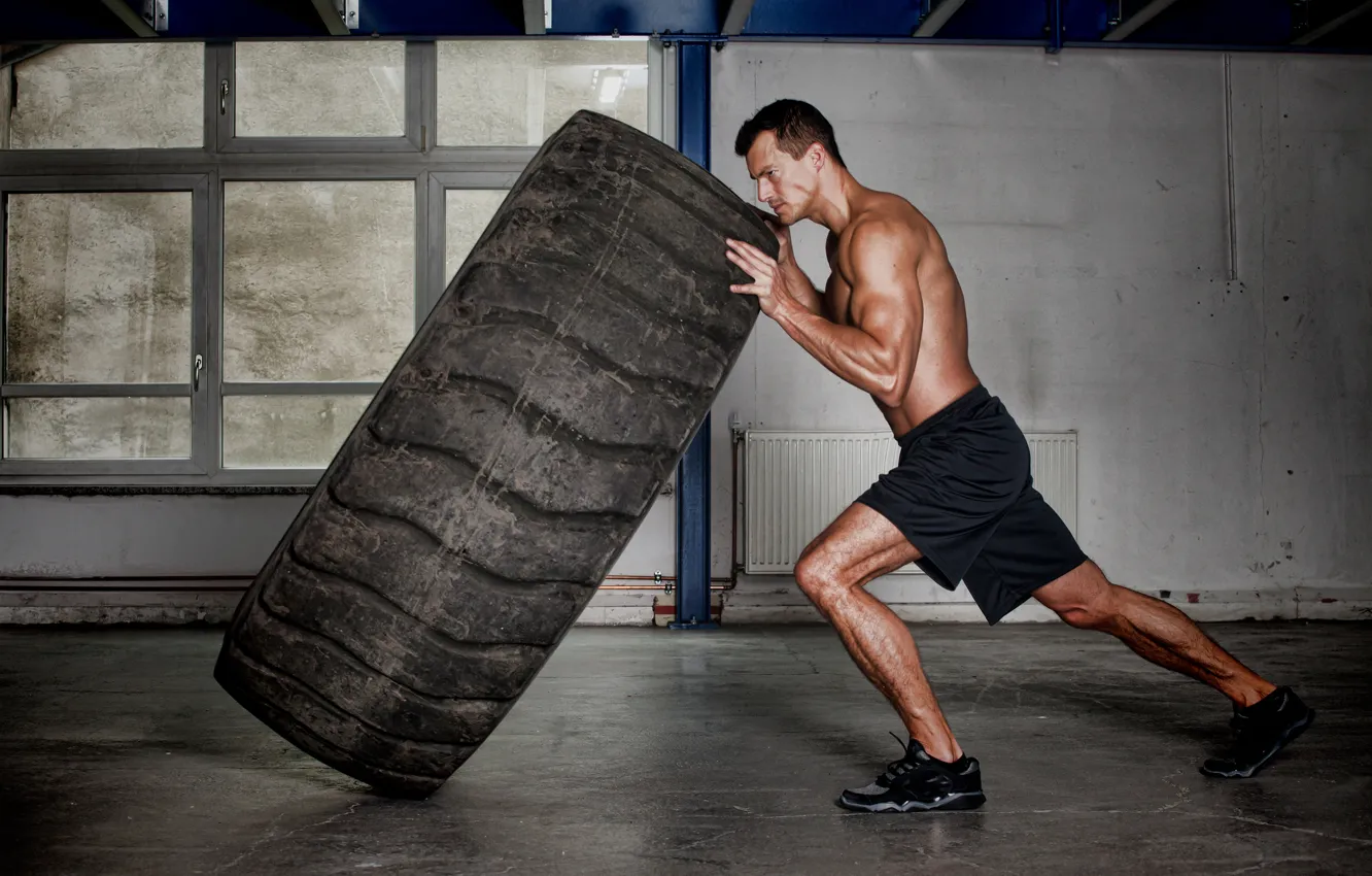 Photo wallpaper crossfit, technique, explosive force