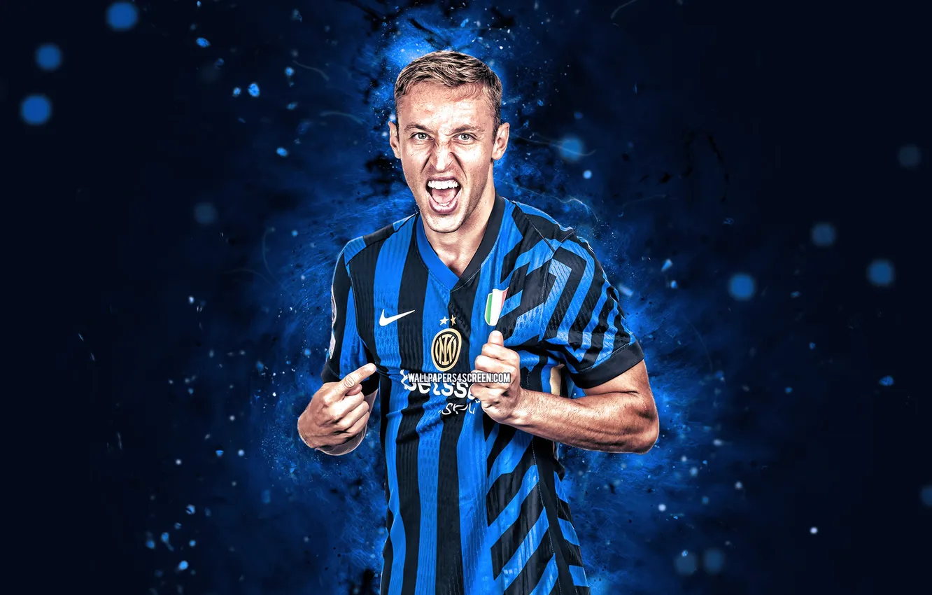 Photo wallpaper Inter, football, soccer, Inter Milan, Italian, Frattesi, Davide Frattesi, Davide