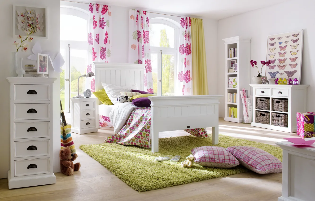 Photo wallpaper design, style, room, interior, children's