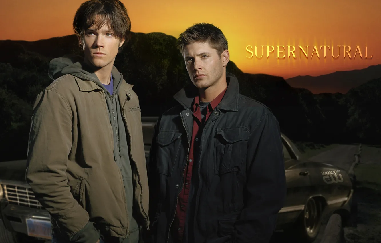 Photo wallpaper Supernatural, Sam, din, Jared Padalecki, Jensen ackles, Impala 1967