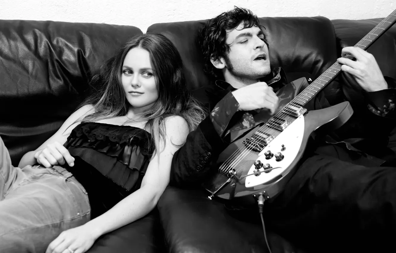 Photo wallpaper singer, singer, song, Vanessa Paradis, Matthieu Chedid