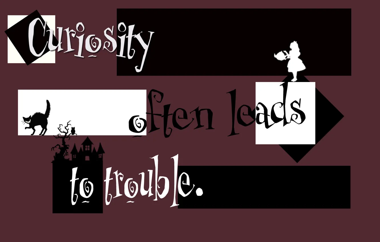 Photo wallpaper letters, Alice, quote, Alise in wonderland, Wonderland