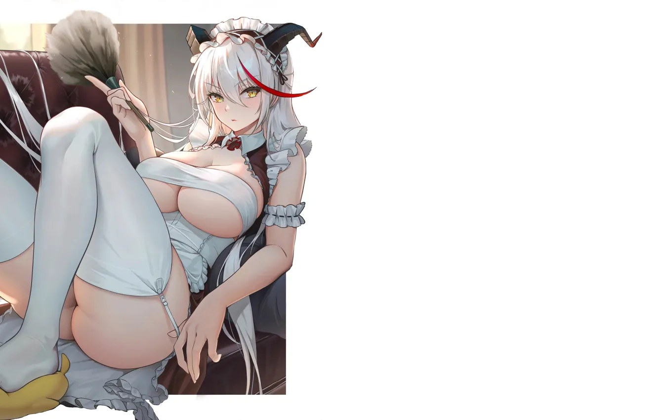 Photo wallpaper girl, hot, boobs, anime, pretty, breasts, babe, cute