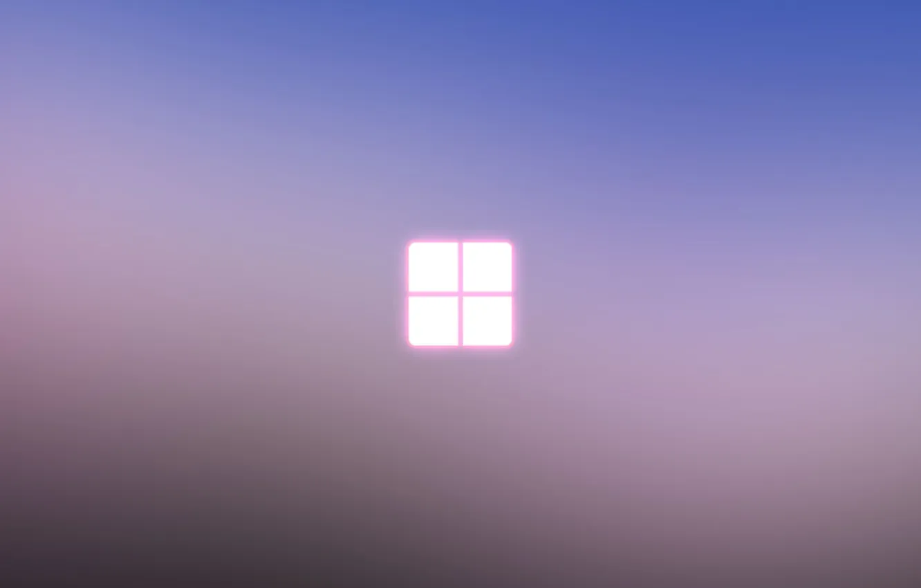 Photo wallpaper abstract, Microsoft, windows, logo, icon