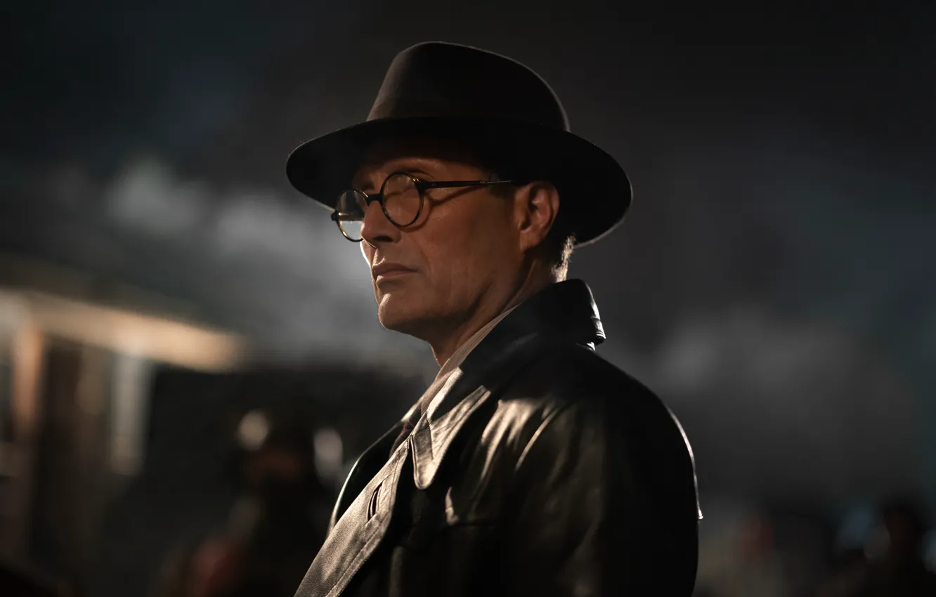 Photo wallpaper man, Mads Mikkelsen, Indiana Jones and the Dial of Destiny