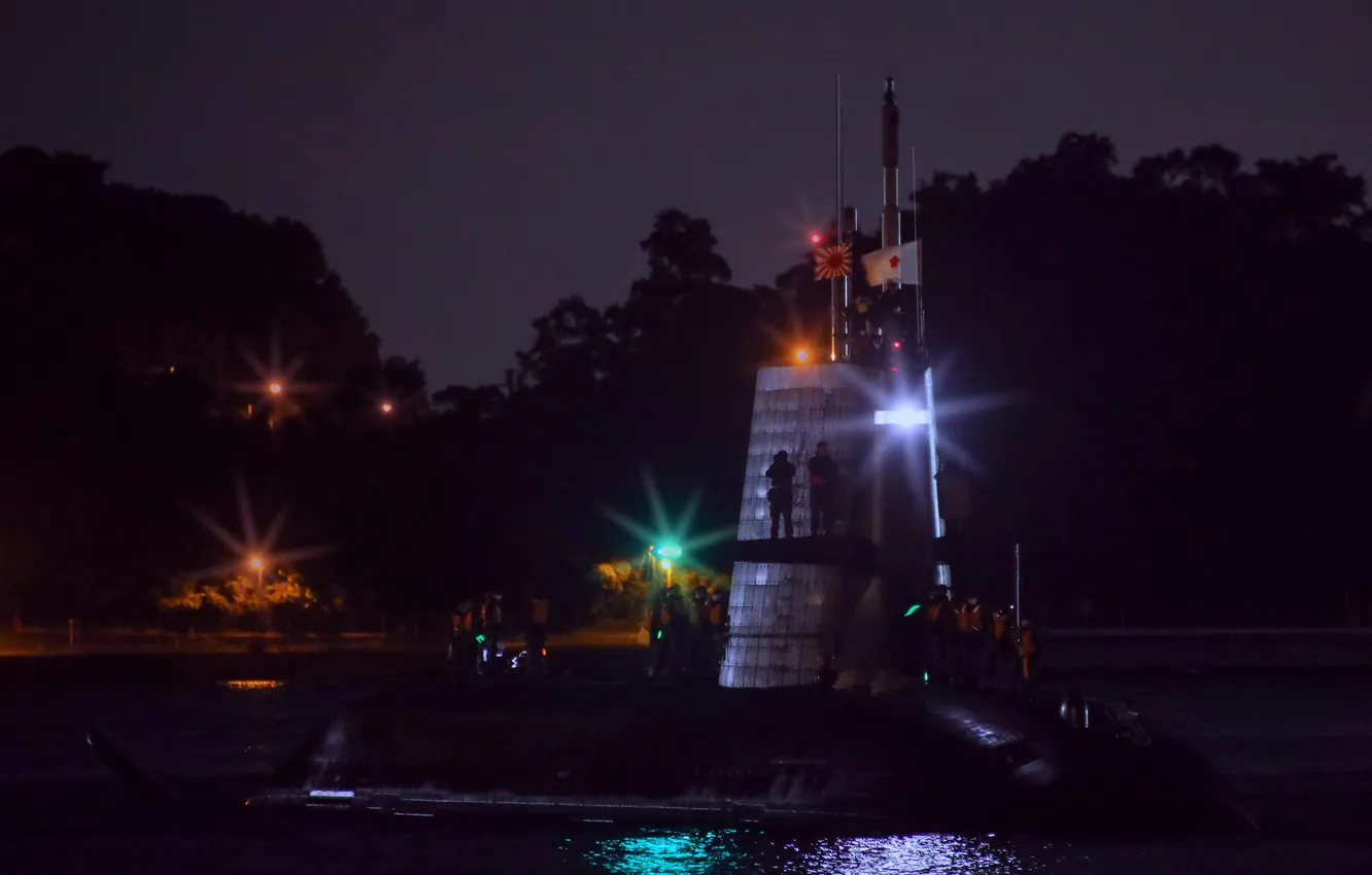 Photo wallpaper Japan, submarine, JS Taigei