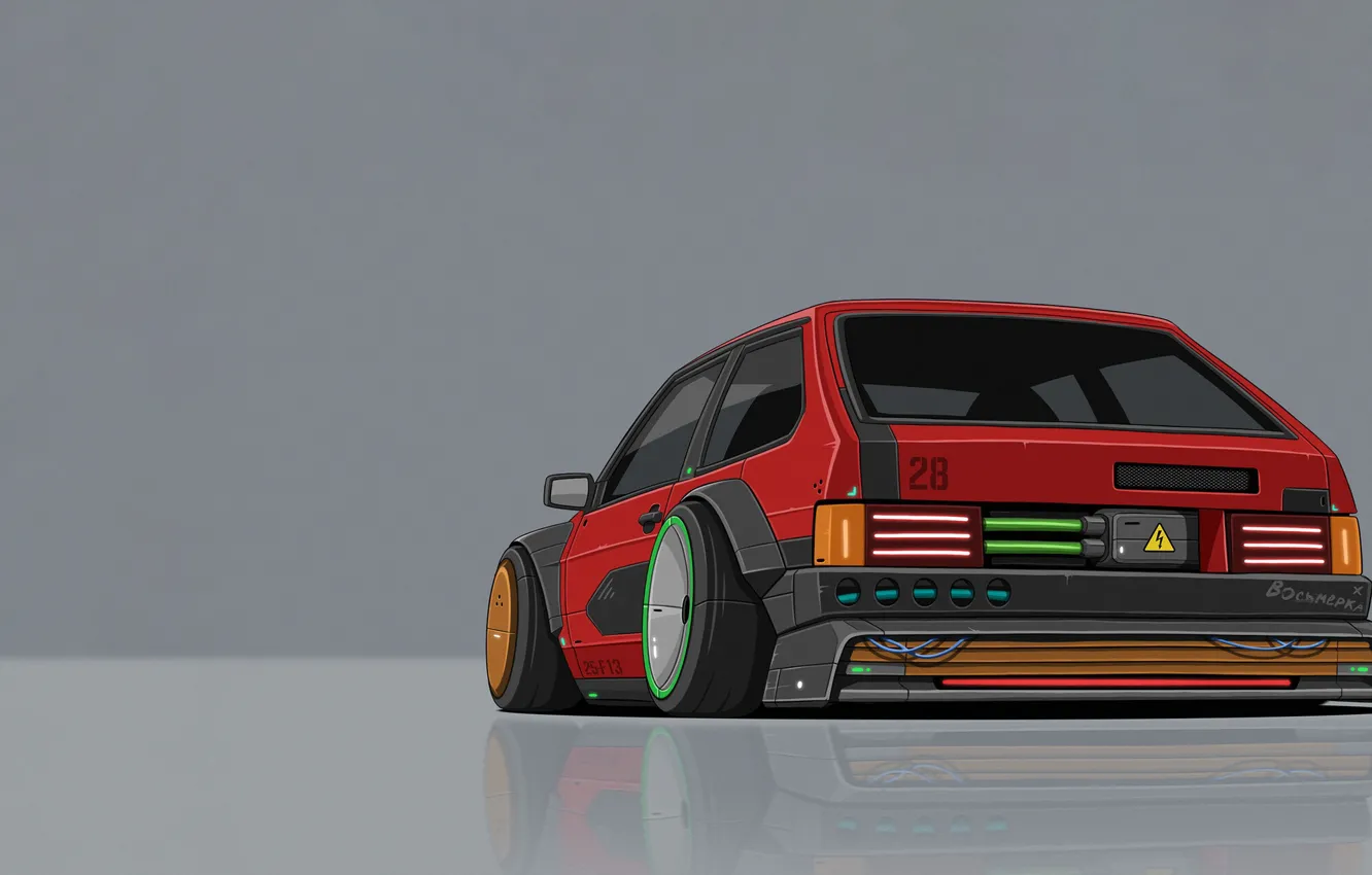 Photo wallpaper tuning, auto, DizePro, machine, Transport & Vehicles, Dmitry Strukov, by Dmitry Strukov, Lada