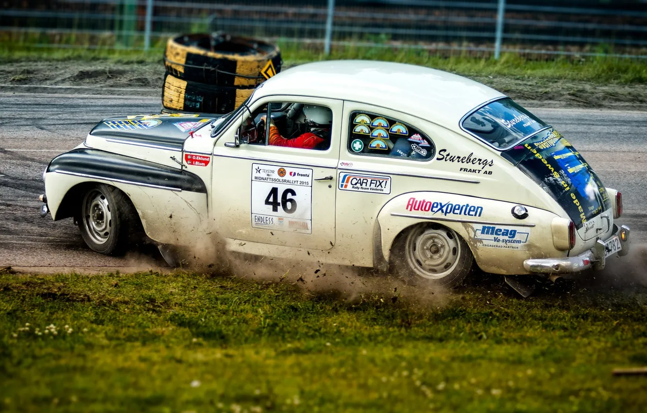 Photo wallpaper race, sport, 1964 Volvo Pv544