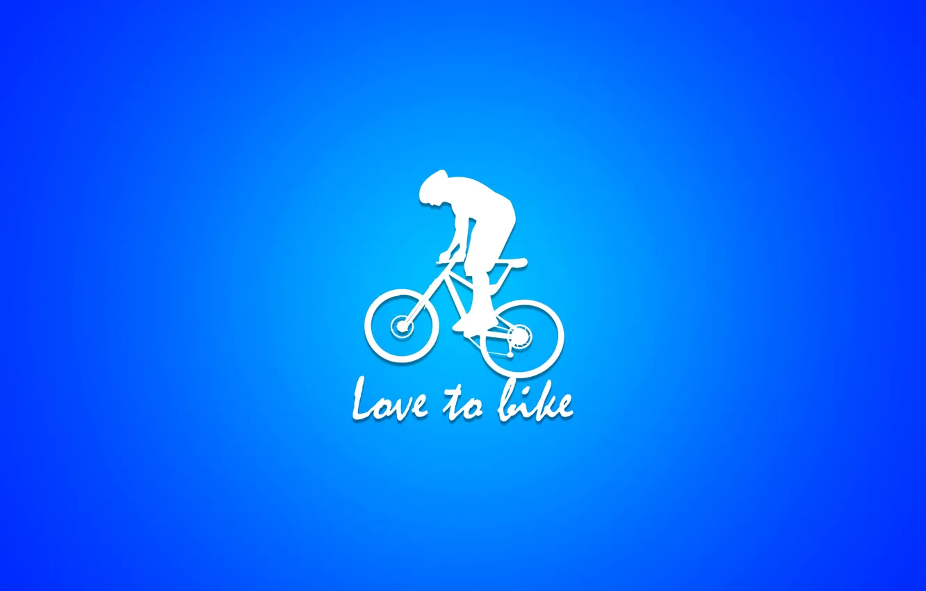 Photo wallpaper bicycle, bike, minimalism