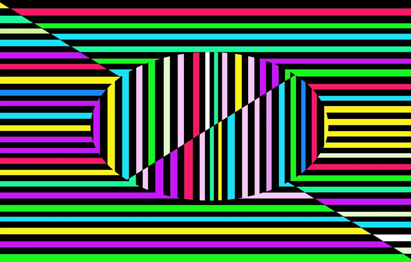 Photo wallpaper line, strip, color, texture, oval