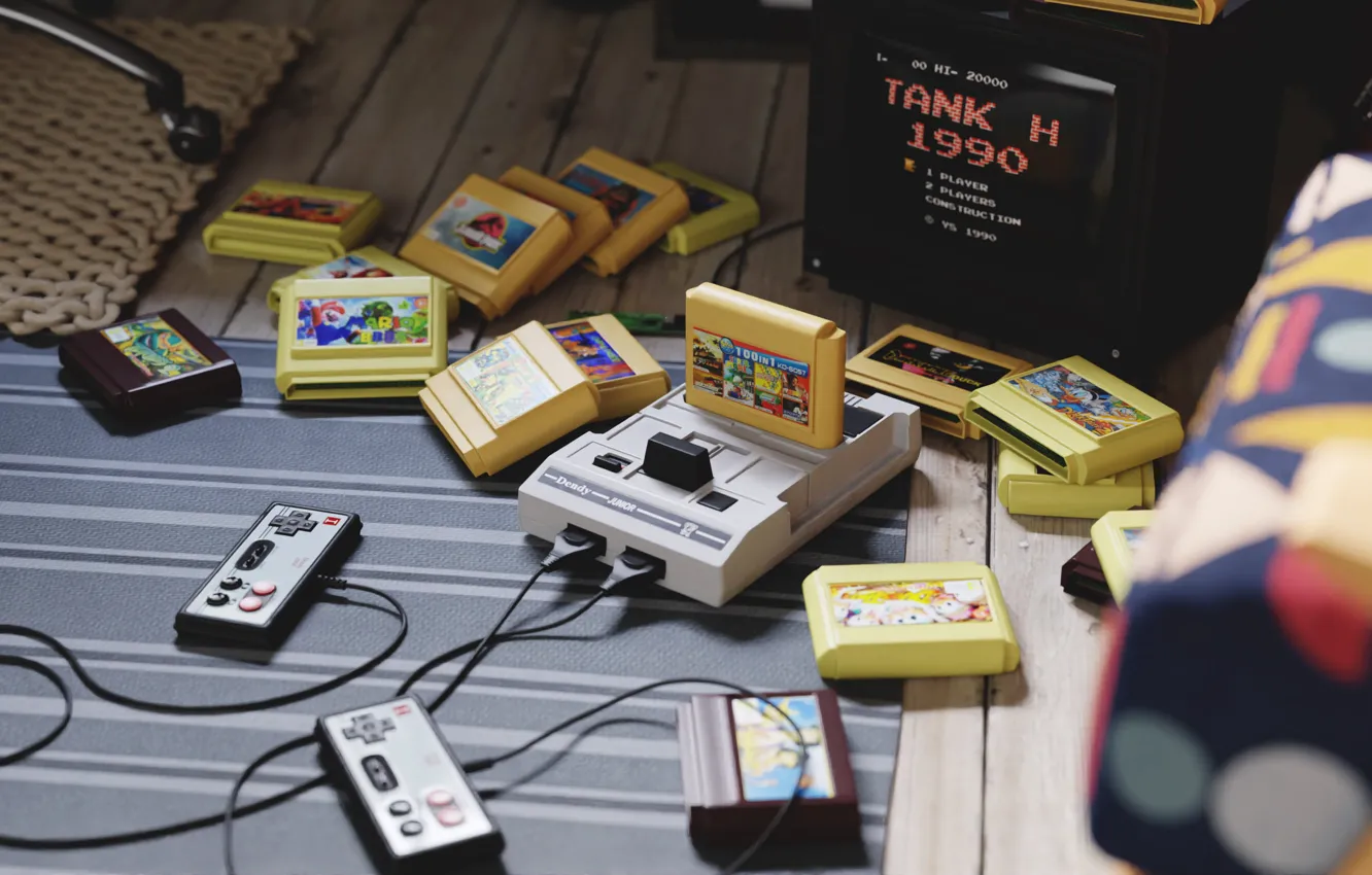 Wallpaper joystick, console, dendy, junior, Dandy for mobile and ...