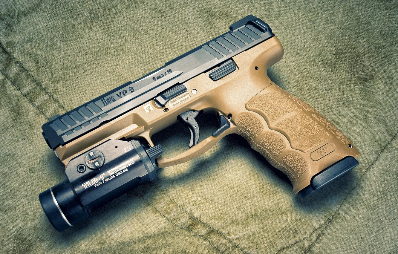 Photo wallpaper Heckler &ampamp; Koch, self-loading pistol, 9 mm, VP9