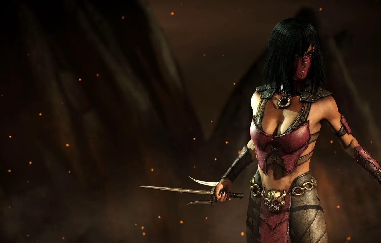 Photo wallpaper Mileena, Mortal Kombat X, Mileena, Mortal Kombat 10