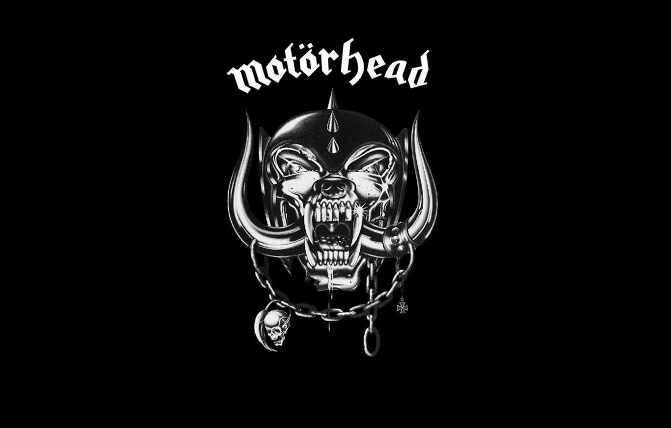 Photo wallpaper logo, hard rock, Motorhead, heavy metal