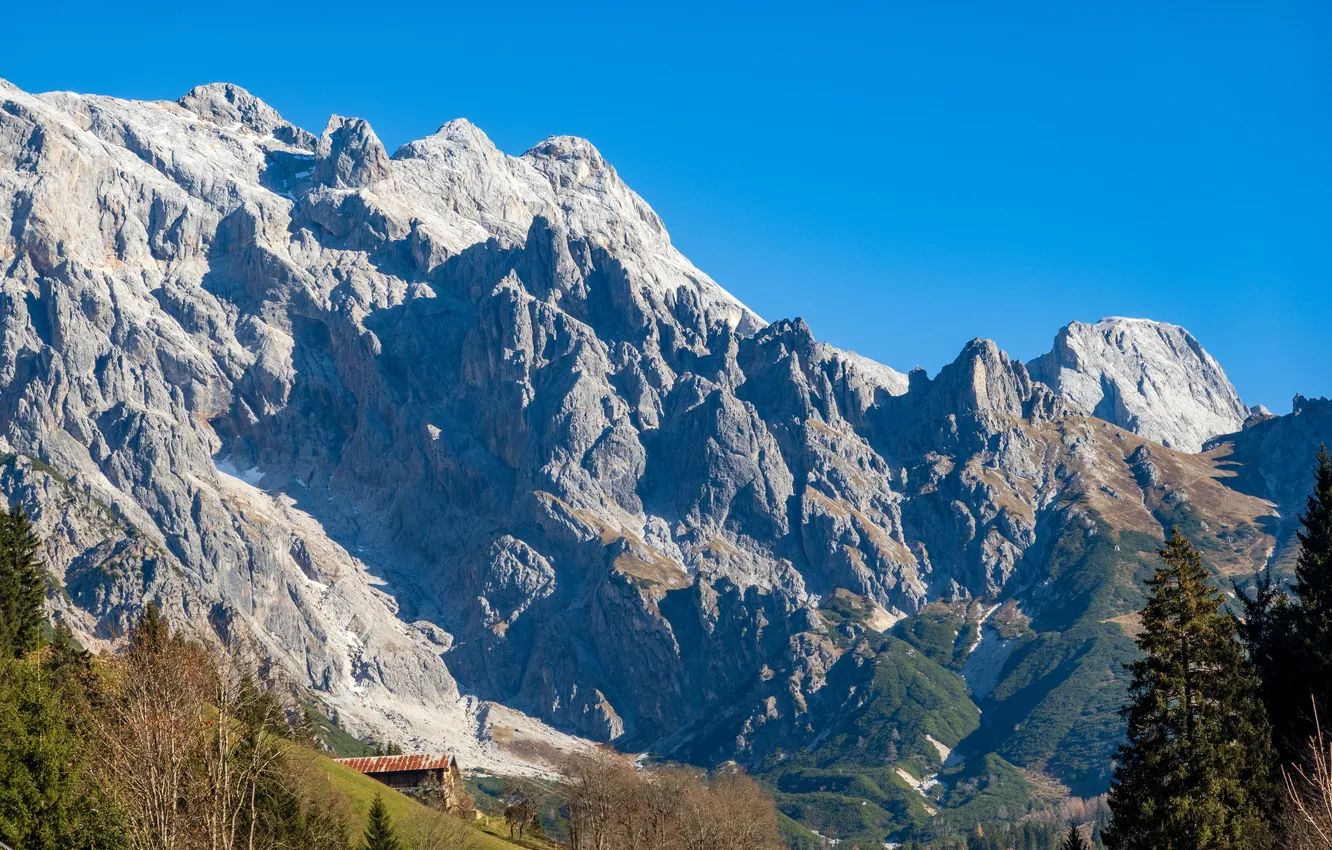 Photo wallpaper mountains, rocks, Austria, Alps