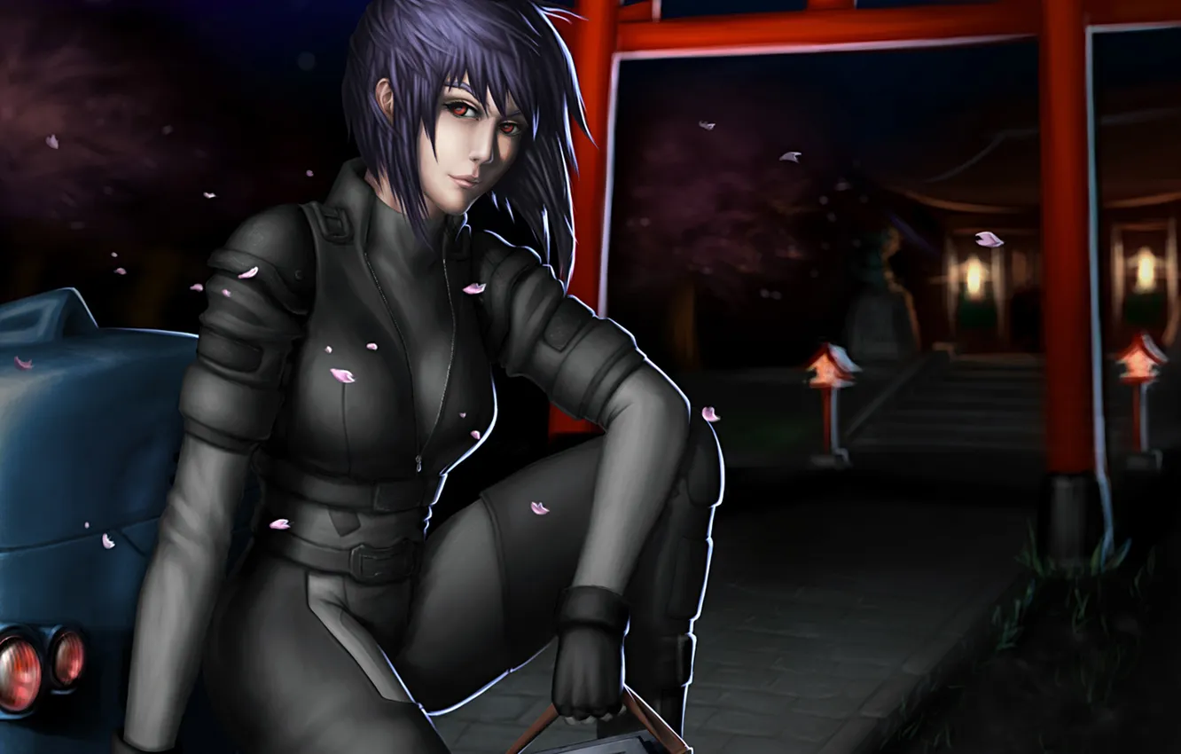 Photo wallpaper Ghost in the shell, anime, Ghost in the Shell, The Fireworks Kusanagi, Major, augmented-cybernetic human