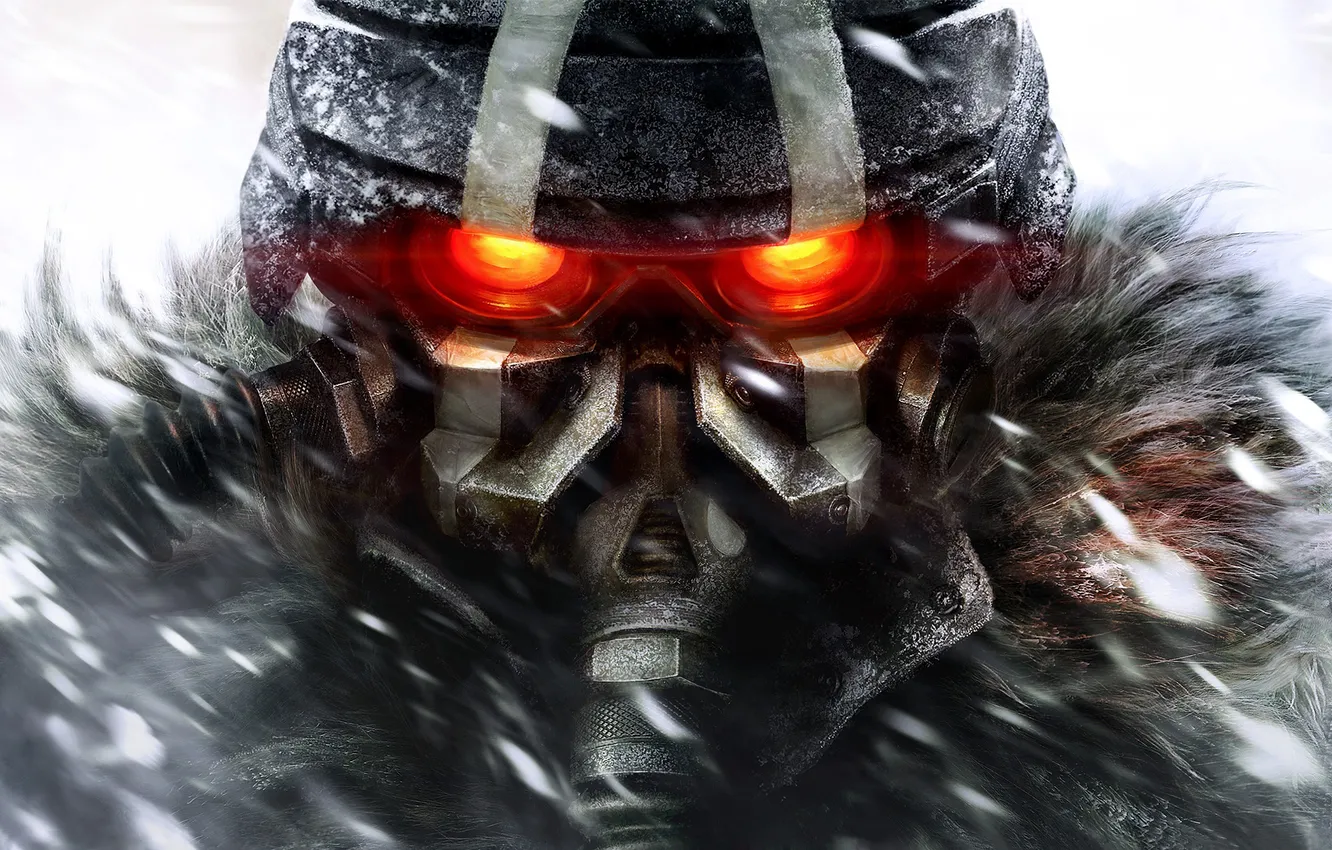Photo wallpaper wallpaper, games, winter, Killzone 3, mask