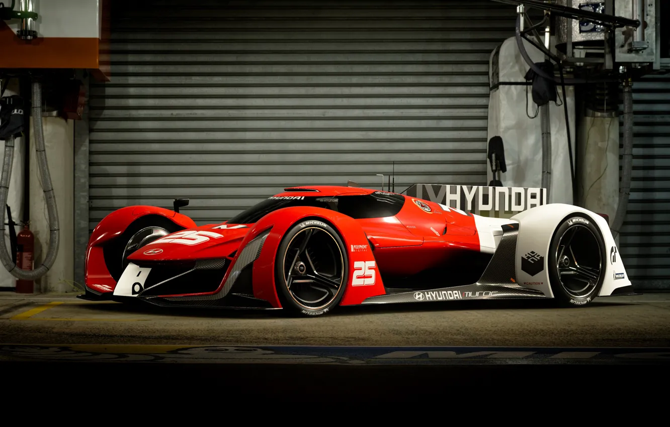 Photo wallpaper racing car, Vision, Gran Turismo, Hyundai N, 2025