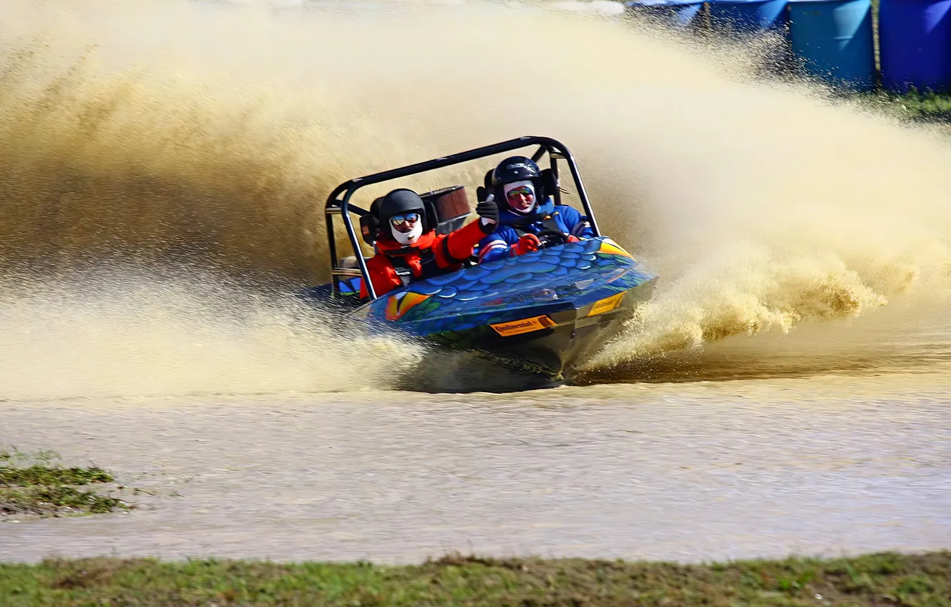 Photo wallpaper race, boat, speed