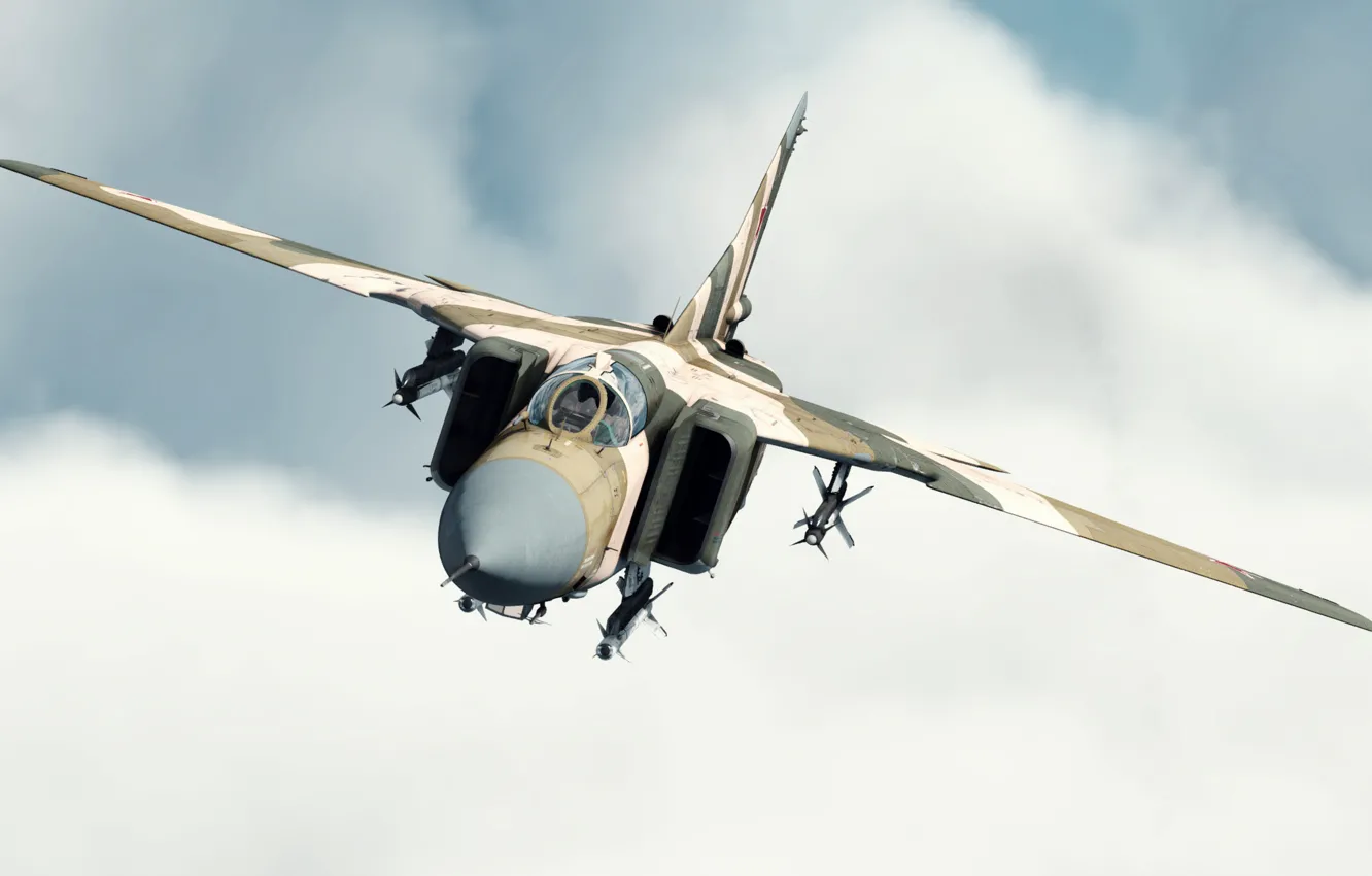 Photo wallpaper USSR, OKB MiG, Frontline fighter, MiG-23M