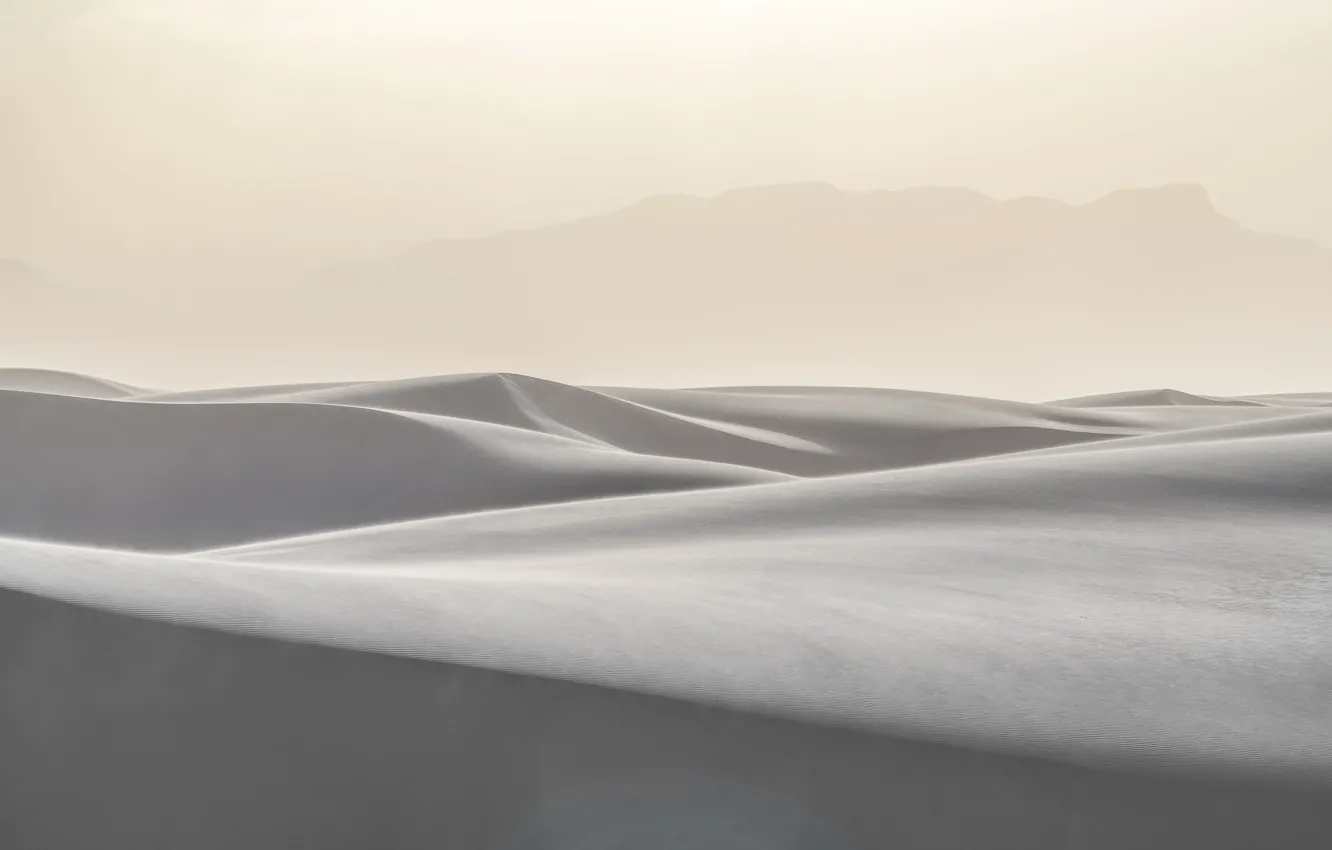 Photo wallpaper nature, desert, dunes