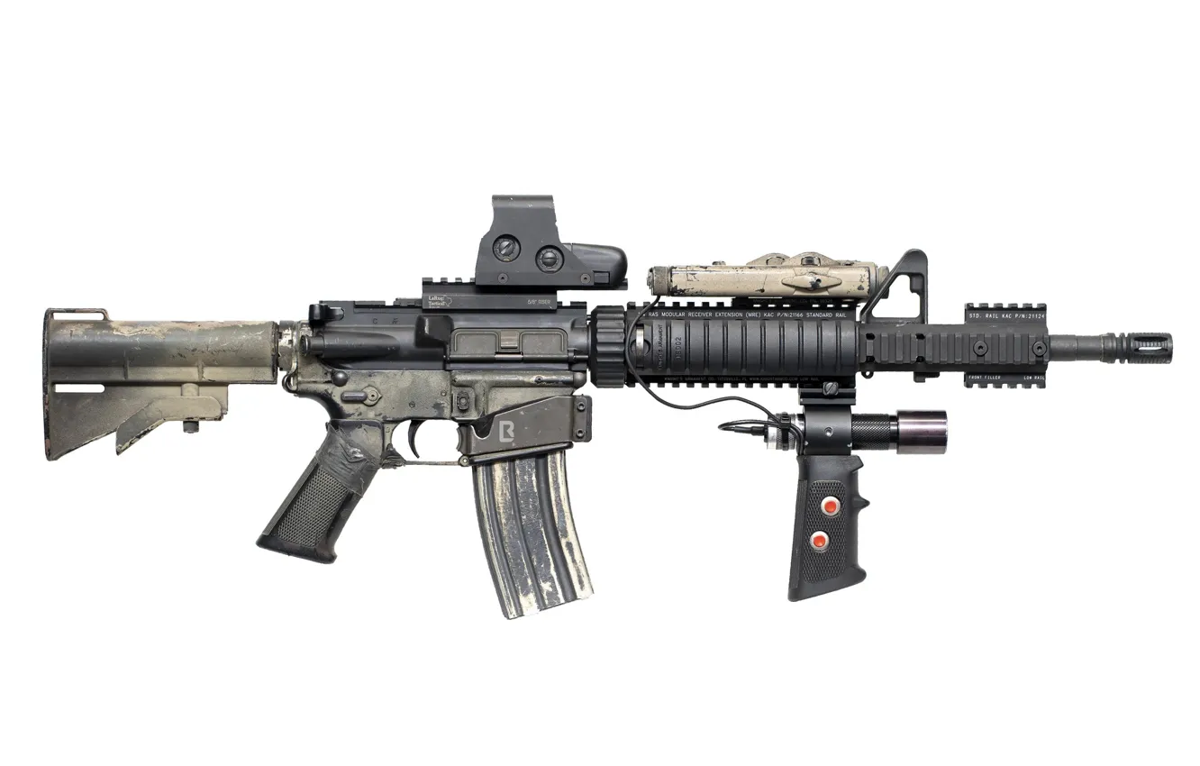 Photo wallpaper assault rifle, weapons, collimator