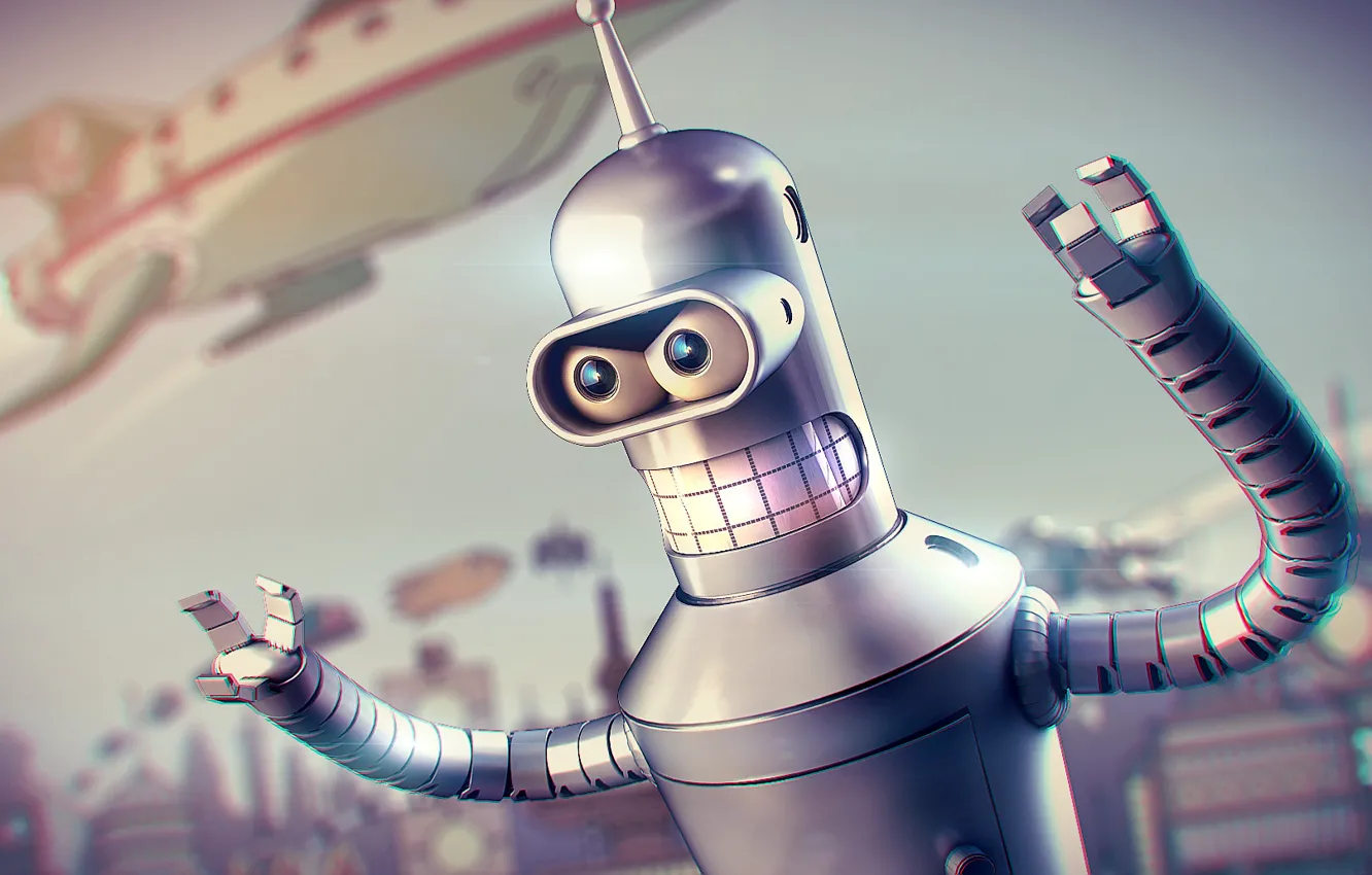 Photo wallpaper Bender, Futurama, Futurama