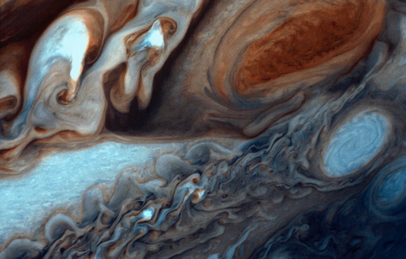 Photo wallpaper storm, the atmosphere, spot, hurricane, vortex, Jupiter, The Big Red Spot, Great Red Spot