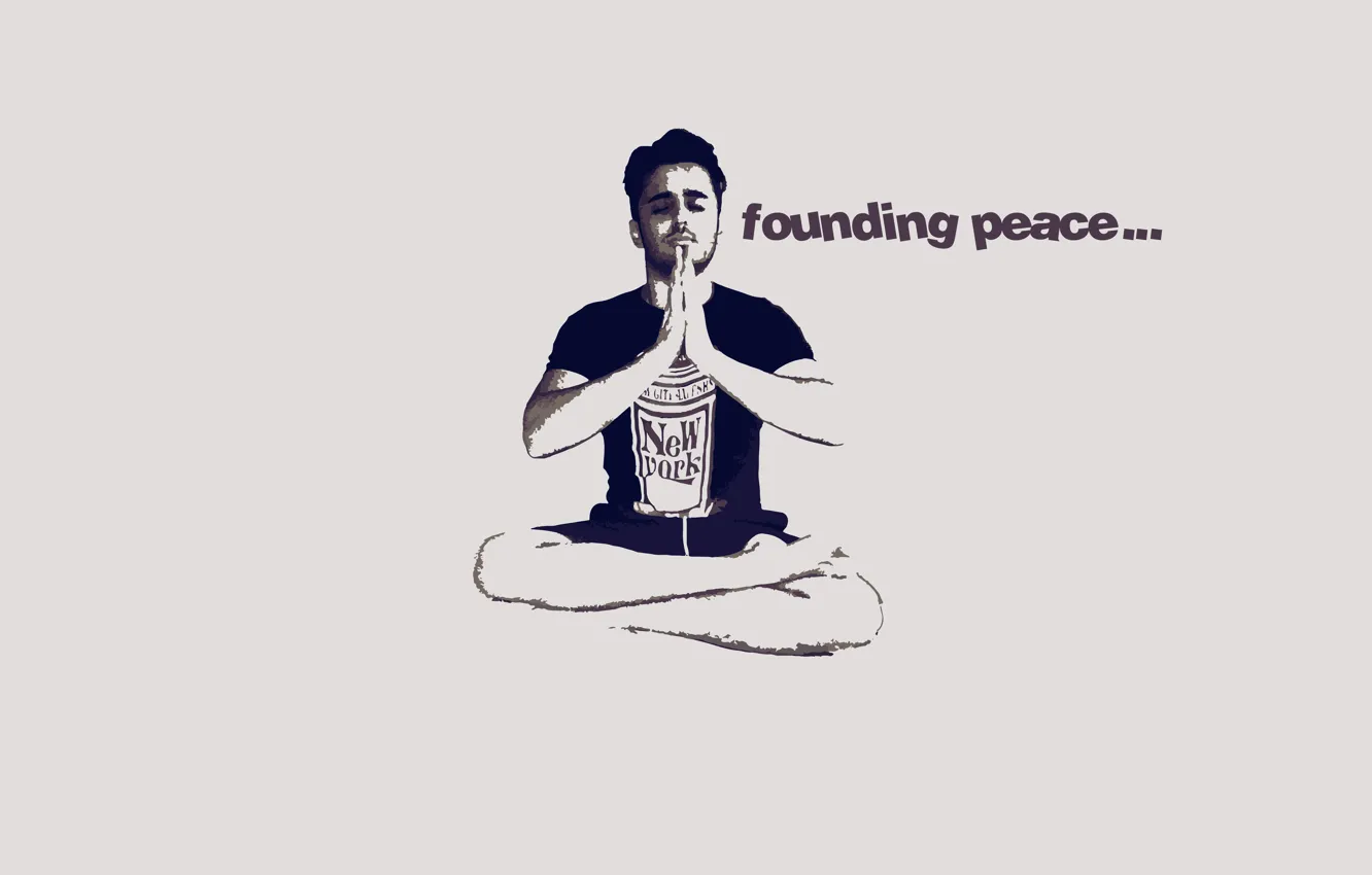 Photo wallpaper peace, yoga, rest